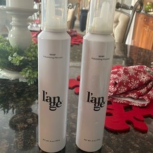 L’ange WHIP Volumizing Moussee, 6 oz, two for the price of one.